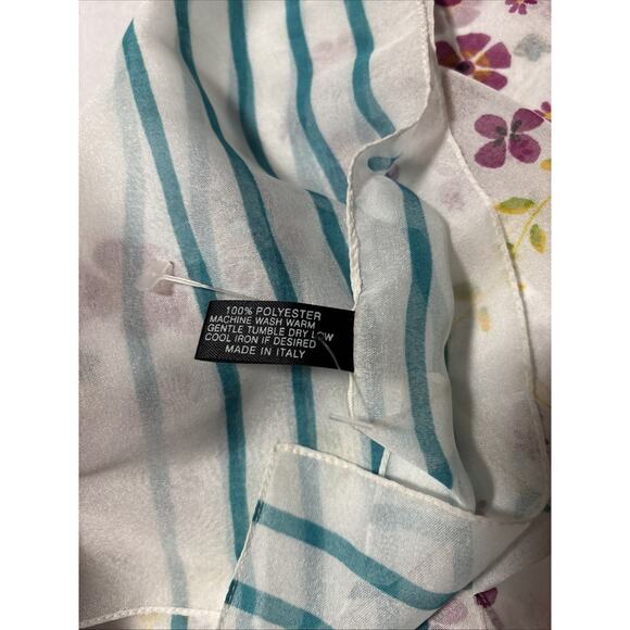 Cejon Womens 15X60" Sheer Fairy Grunge Bloomcore BOHO Scarf Pastel Spring Easter - Picture 7 of 7